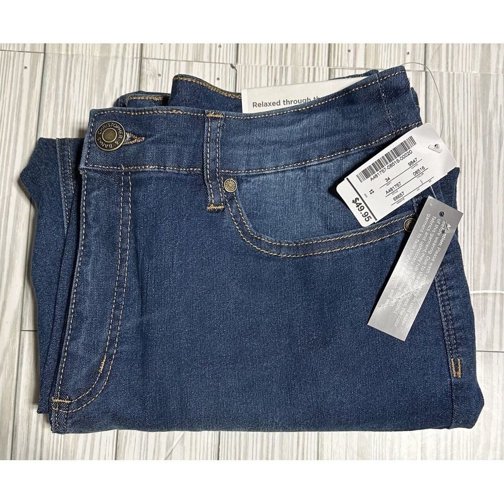 NWT The Perfect Fit Capri 12‎ Average High Rise Relaxed Fit